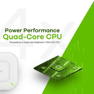Access Point Wi-Fi 6 Zyxel NWA110AX 2.4GHz(2x2)/5GHz(2x2) PoE+ 1x1G - 10