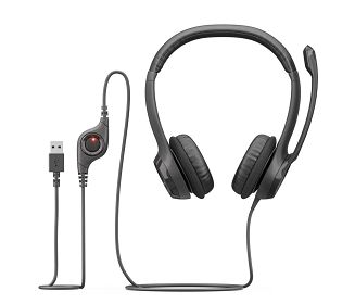 Słuchawki Logitech H390 981-000406 (kolor czarny) - 3