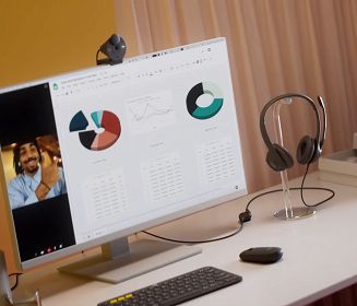 Słuchawki Logitech H390 981-000406 (kolor czarny) - 8