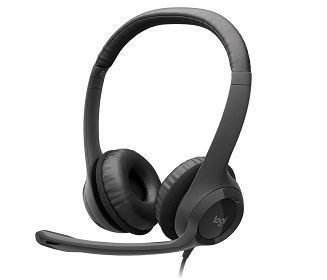 Słuchawki Logitech H390 981-000406 (kolor czarny) - 4