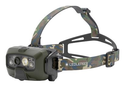 Ledlenser HF8R Core RGB Camouflage - latarka czołowa LED, zielona