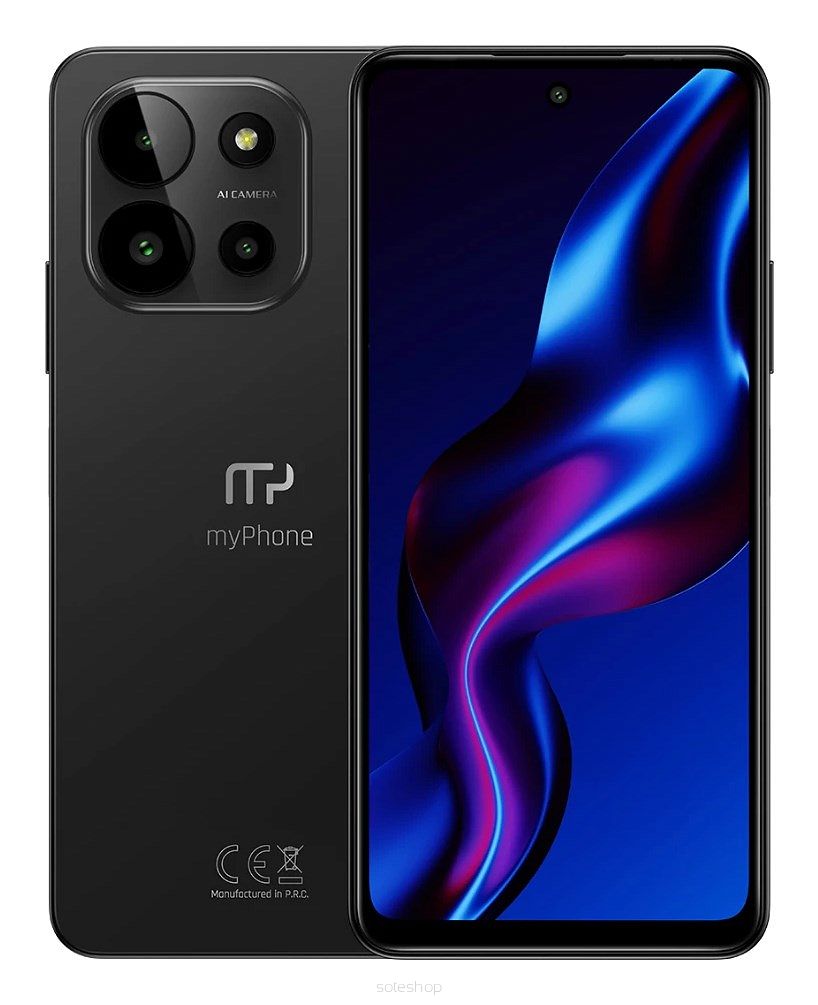 Telefon myPhone N23 6GB RAM, 128GB, Dual SIM, 5G, czarny
