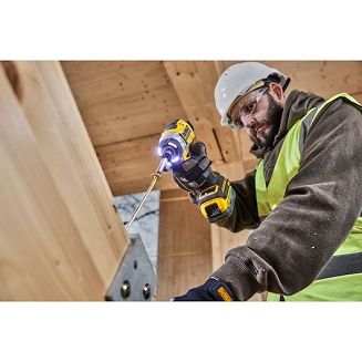 DeWALT DCF860NT-XJ wkrętak zasilany/zakrętark udarowy 3800 RPM Czarny, Żółty - 5