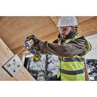 DeWALT DCF860NT-XJ wkrętak zasilany/zakrętark udarowy 3800 RPM Czarny, Żółty - 3