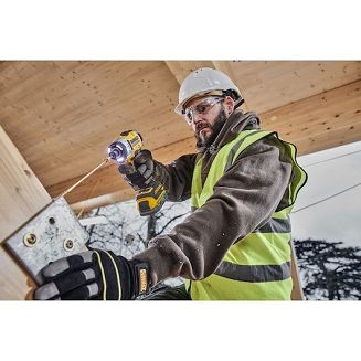 DeWALT DCF860NT-XJ wkrętak zasilany/zakrętark udarowy 3800 RPM Czarny, Żółty - 4