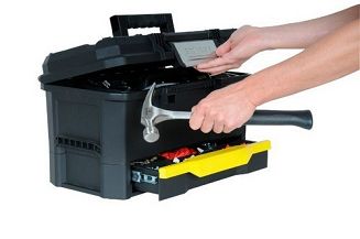 Stanley 1-70-316 pudełko na narzędzia Plastik Czarny - 3