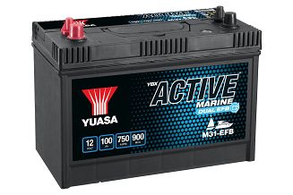 Akumulator YUASA 12V 100Ah/800A DUAL EFB (L+ standardowy) 330x173x240 B00 (efb) - 3