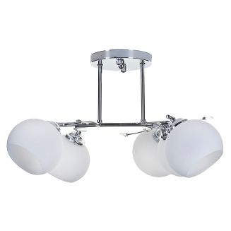Żyrandol klasyczna lampa sufitowa wisząca Activejet IRMA Nikiel 5xE27 do salonu - 6