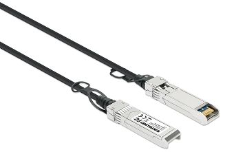 Intellinet 508391 kabel InfiniBand / światłowodowy 1 m SFP+ Czarny, Srebrny - 3