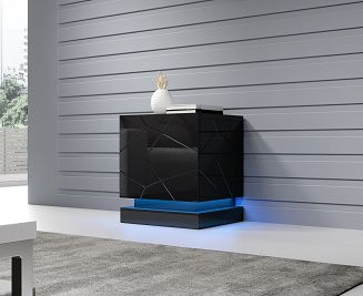 Oświetlenie szafka nocna QIU 2szt. niebieskie - 6