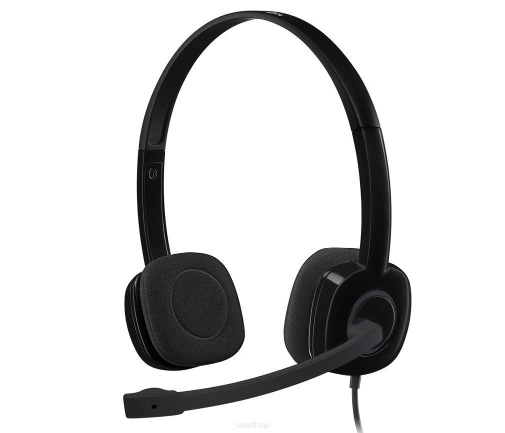 Słuchawki Logitech H151  (kolor czarny)