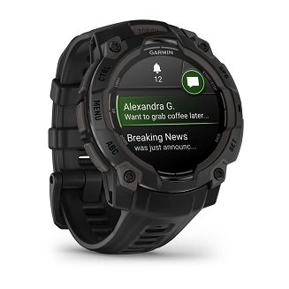 Zegarek sportowy Garmin Instinct 3 AMOLED 45mm Czarny - 3
