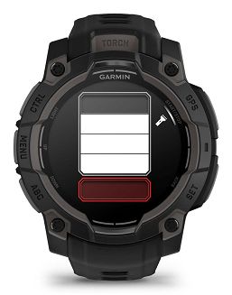 Zegarek sportowy Garmin Instinct 3 AMOLED 45mm Czarny - 6
