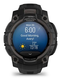 Zegarek sportowy Garmin Instinct 3 AMOLED 45mm Czarny - 11
