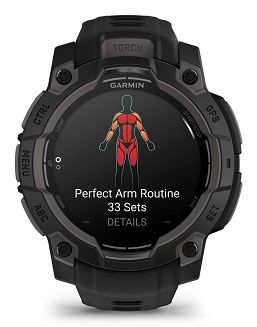Zegarek sportowy Garmin Instinct 3 AMOLED 45mm Czarny - 4