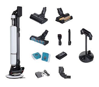 Bezprzewodowy odkurzacz pionowy Samsung Bespoke Jet Plus Complete VS20B95843W/WA - 36