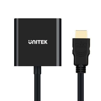 UNITEK ADAPTER HDMI TO VGA + AUDIO - 4