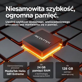 Smartfon Motorola Moto G15 8/128GB Sunrise Orange - 6