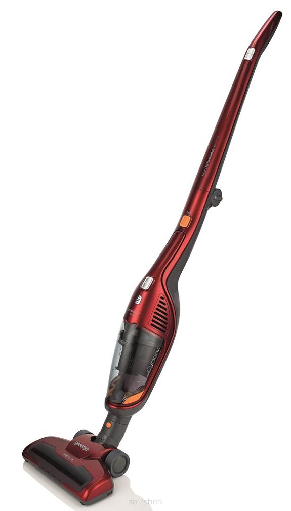 Odkurzacz Gorenje SVC216FR Cordless operating, Handstick, 21.6 V, Operating time (max) 60 min, Red, Warranty 24 month(s)