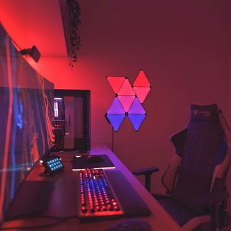Nanoleaf Shapes Black Mini Triangles Expansion Pack (10 paneli) - 3
