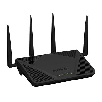 Synology Router RT2600ac, WiFi 5, IEEE 802.11a/b/g/n/ac, 3x 1GbE + 4x 1GbE(Dual WAN), 1xUSB 3.0, 1xUSB 2.0, 1x SD card reader - 7
