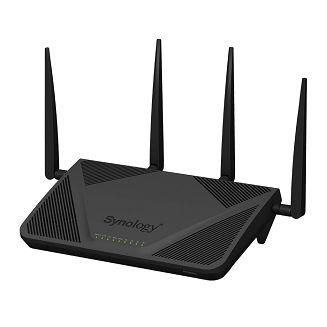 Synology Router RT2600ac, WiFi 5, IEEE 802.11a/b/g/n/ac, 3x 1GbE + 4x 1GbE(Dual WAN), 1xUSB 3.0, 1xUSB 2.0, 1x SD card reader - 3