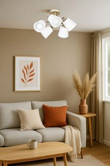 Lampa wisząca Activejet AJE-EMILY 5P GOLD E27 5x40W - 4