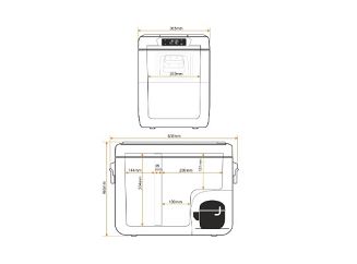 Przenośna Lodówka Kompresorowa Yolco KX40 Green - 5