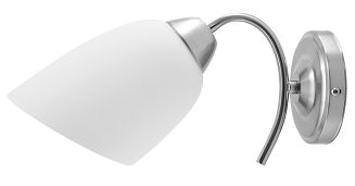 Kinkiet klasyczny pojedyńczy Activejet NIKITA Nikiel E27 do salonu - 3