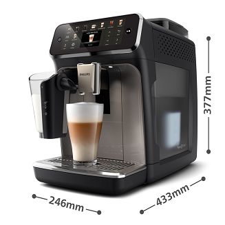 Philips | Ekspres do kawy | EP5549/70 Seria 5500 LatteGo | Ciśnienie pompy 15 bar | Wbudowany spieniacz do mleka | Automatyczny | 1500 W | Czarny - 5