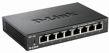 Switch D-Link DES-108/E (8x 10/100Mbps)