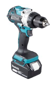 Akumulatorowa wiertarko-wkrętarka udarowa LXT MAKITA DHP486RTJ 18V 130/65Nm 2x5,0Ah - 10