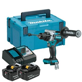 Akumulatorowa wiertarko-wkrętarka udarowa LXT MAKITA DHP486RTJ 18V 130/65Nm 2x5,0Ah - 15