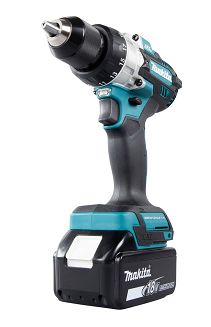 Akumulatorowa wiertarko-wkrętarka udarowa LXT MAKITA DHP486RTJ 18V 130/65Nm 2x5,0Ah - 14