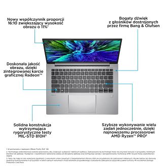 HP ZBook Firefly 14 G10 Ryzen 5 PRO 7640HS 14