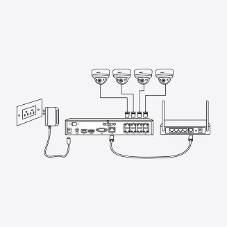 Rejestrator Reolink NVS8 2TB - 4