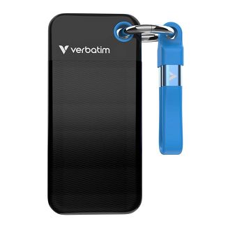 Verbatim Pocket SSD 2 TB USB Type-C 3.2 Gen 2 (3.1 Gen 2) Czarny, Niebieski - 7