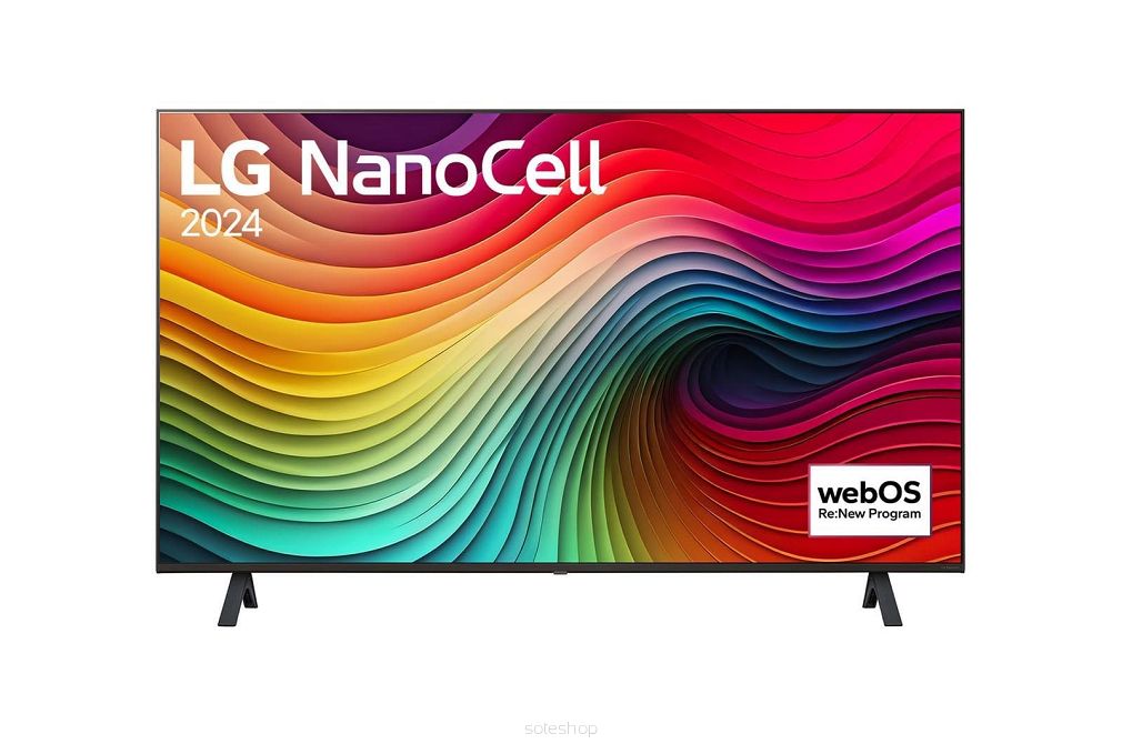 Telewizor LG 43NANO82T3B NanoCell 43'' 4K Ultra HD WebOS 24 Dolby Digital Plus DVB-T2 Czarny