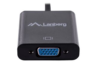 Adapter Lanberg AD-0017-BK (HDMI M - D-Sub (VGA) F; 0,20m; kolor czarny) - 8