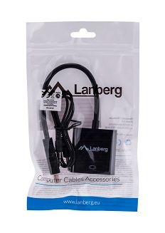 Adapter Lanberg AD-0017-BK (HDMI M - D-Sub (VGA) F; 0,20m; kolor czarny) - 6
