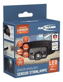 Latarka czołowa Ansmann priekiniu žibintu HD450FRS Li-Ion, USB-C 1600-0528 - 12