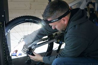 Latarka czołowa Ansmann priekiniu žibintu HD450FRS Li-Ion, USB-C 1600-0528 - 5