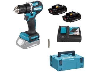 Makita DDF487RAJ wkrętak zasilany/zakrętark udarowy 1700 RPM Czarny, Zielony - 17