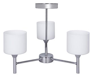 Żyrandol klasyczna lampa sufitowa wisząca Activejet MIRA Chrom potrójna 3xE27 do salonu - 5