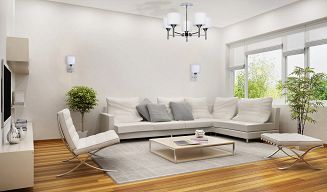 Żyrandol klasyczna lampa sufitowa wisząca Activejet MIRA Chrom potrójna 3xE27 do salonu - 3