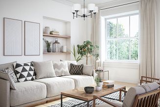 Żyrandol klasyczna lampa sufitowa wisząca Activejet MIRA Chrom potrójna 3xE27 do salonu - 7