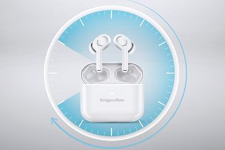 Kruger & Matz Dual Driver M4 PRO Słuchawki douszne TWS stereo Bluetooth białe - 8