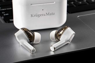 Kruger & Matz Dual Driver M4 PRO Słuchawki douszne TWS stereo Bluetooth białe - 6
