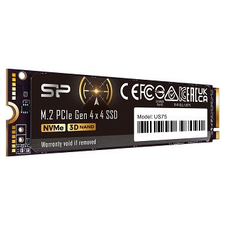 SSD Silicon Power US75 1TB M.2 Gen4 NVMe 7000/6000 MB/s (SP01KGBP44US7505) - 5