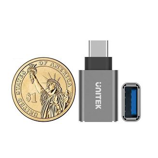 UNITEK ADAPTER USB TYPC DO USB (F) ALU, Y-A025CGY - 3